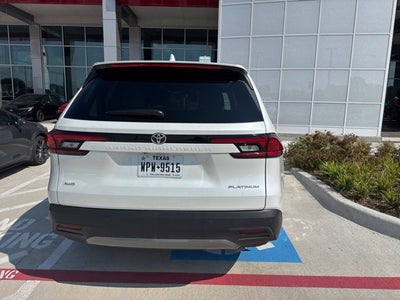 2026 Toyota Grand Highlander Platinum