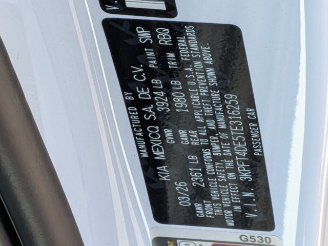 2026 Kia K4 LX