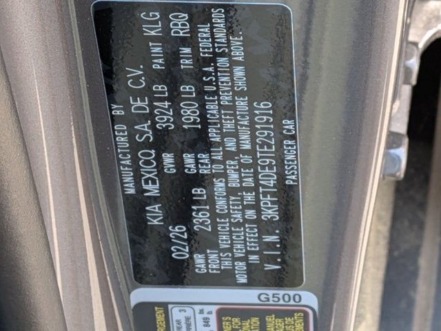 2026 Kia K4 LXS