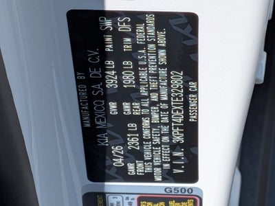 2026 Kia K4 LXS