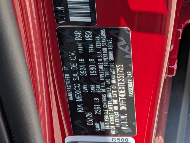2026 Kia K4 LXS