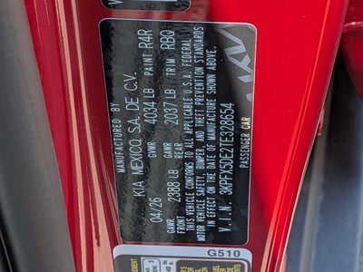 2026 Kia K4 Hatchback EX