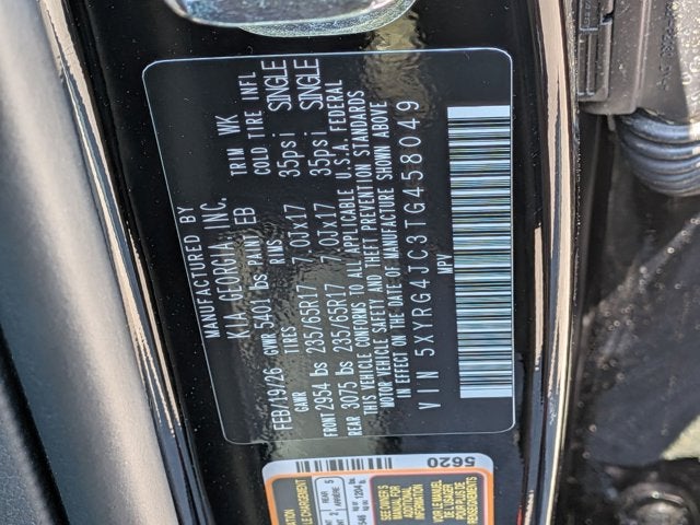 2026 Kia Sorento LX