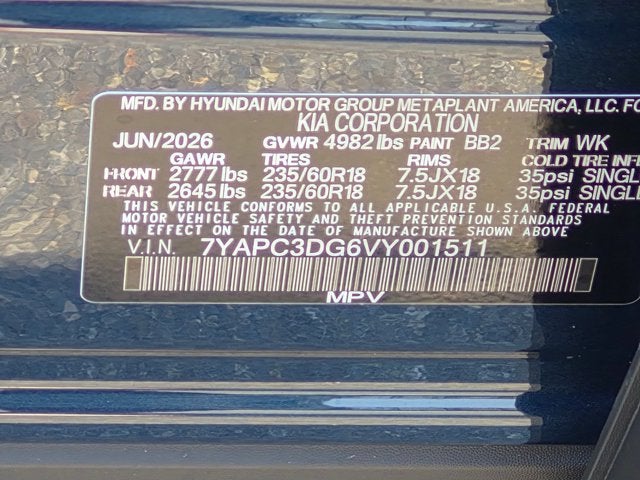 2027 Kia Sportage Hybrid EX