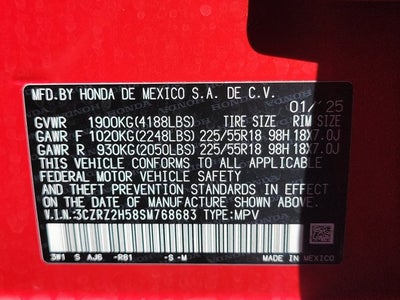 2025 Honda HR-V Sport