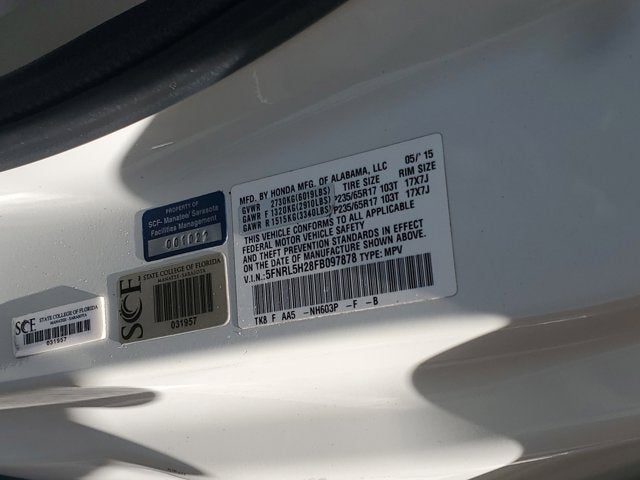 2015 Honda Odyssey LX