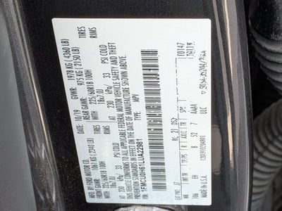 2020 Ford Escape SEL
