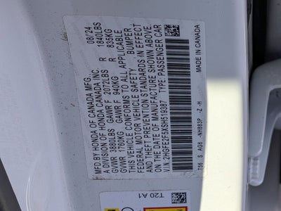 2025 Honda Civic Sport