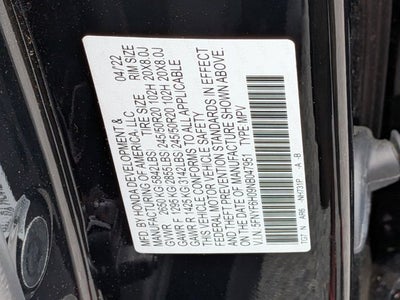 2022 Honda Pilot Elite