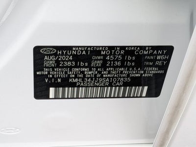 2025 Hyundai Sonata Hybrid SEL