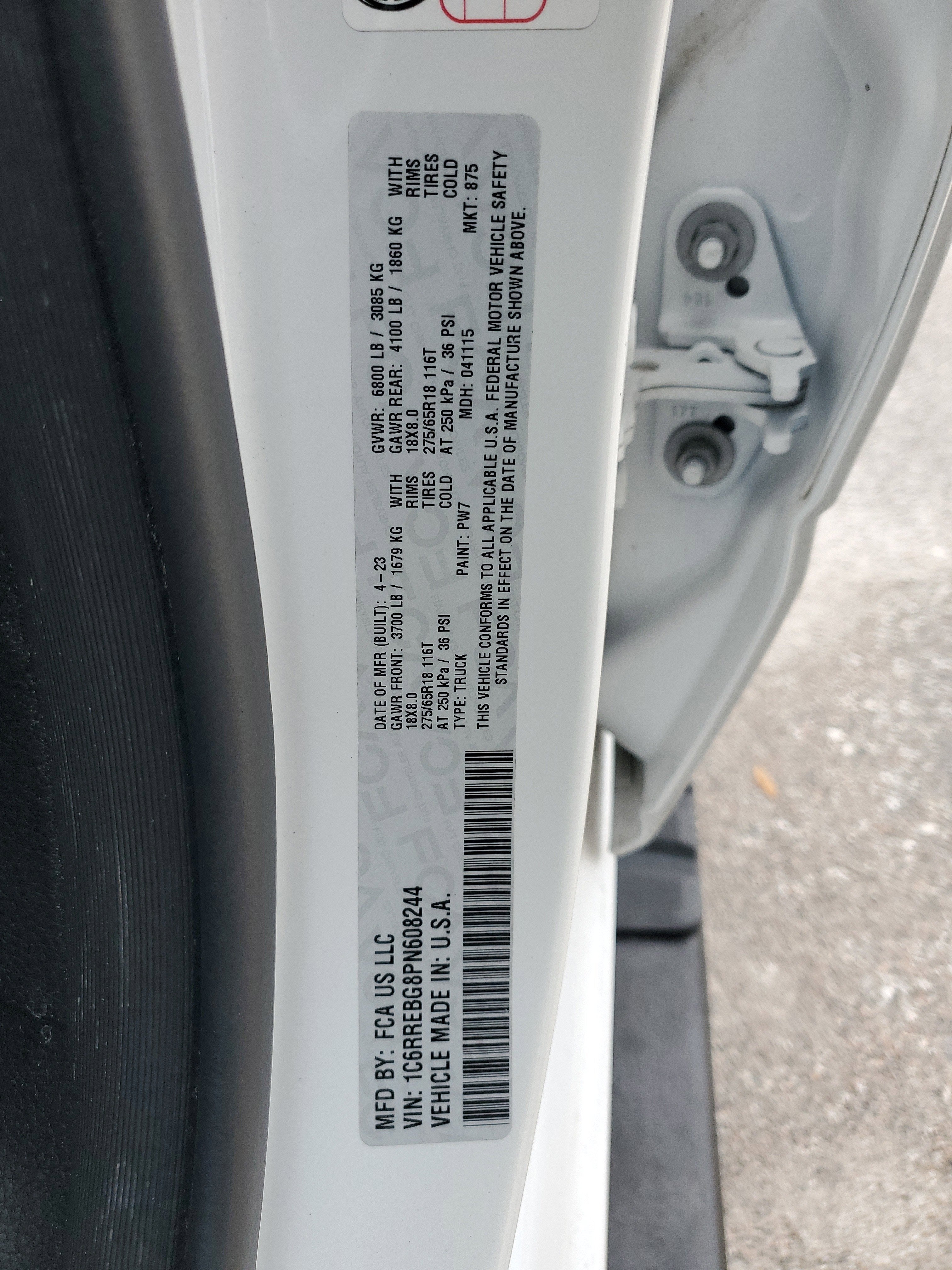 2023 RAM 1500 Big Horn