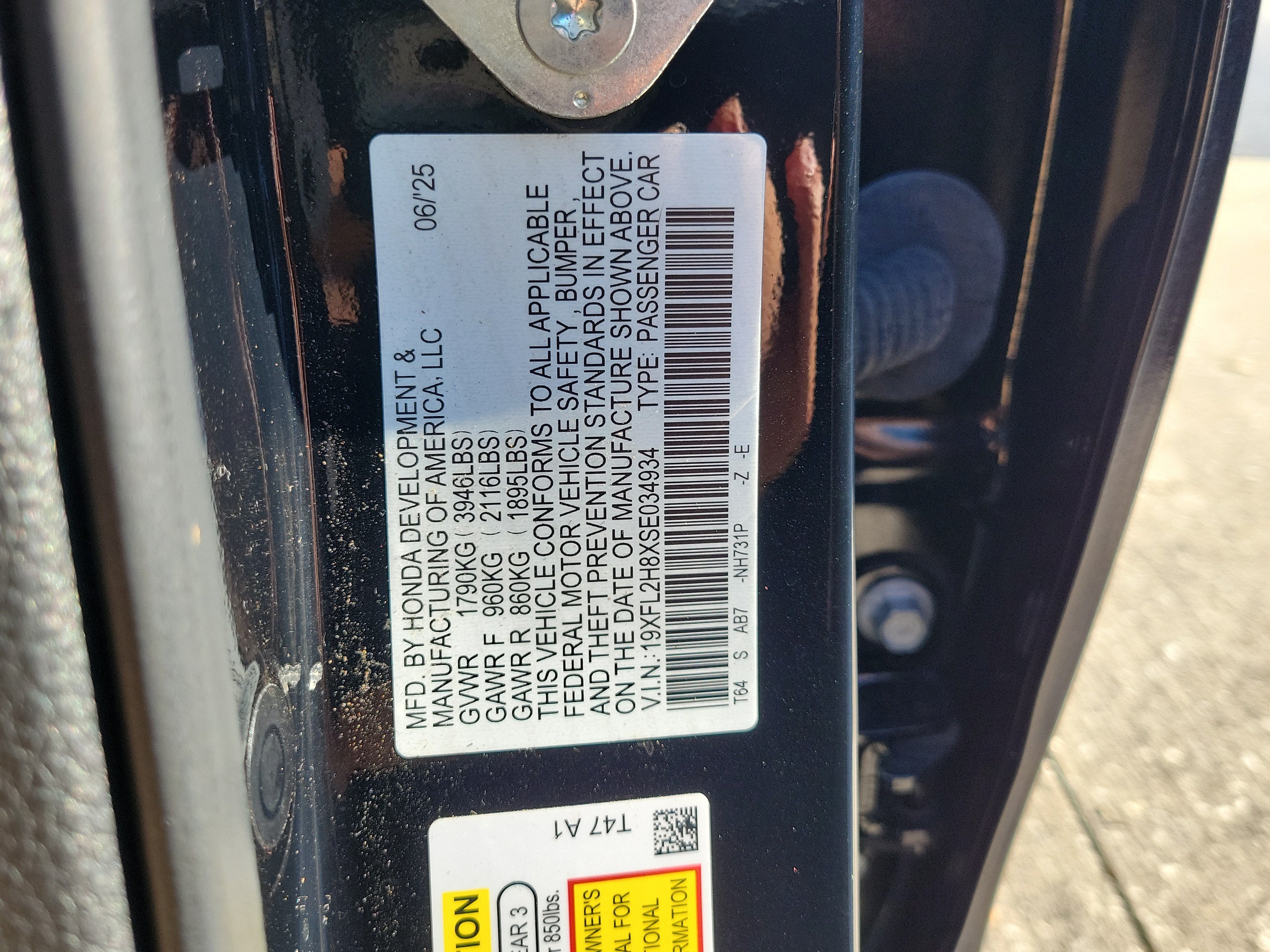 2025 Honda Civic Hatchback Sport