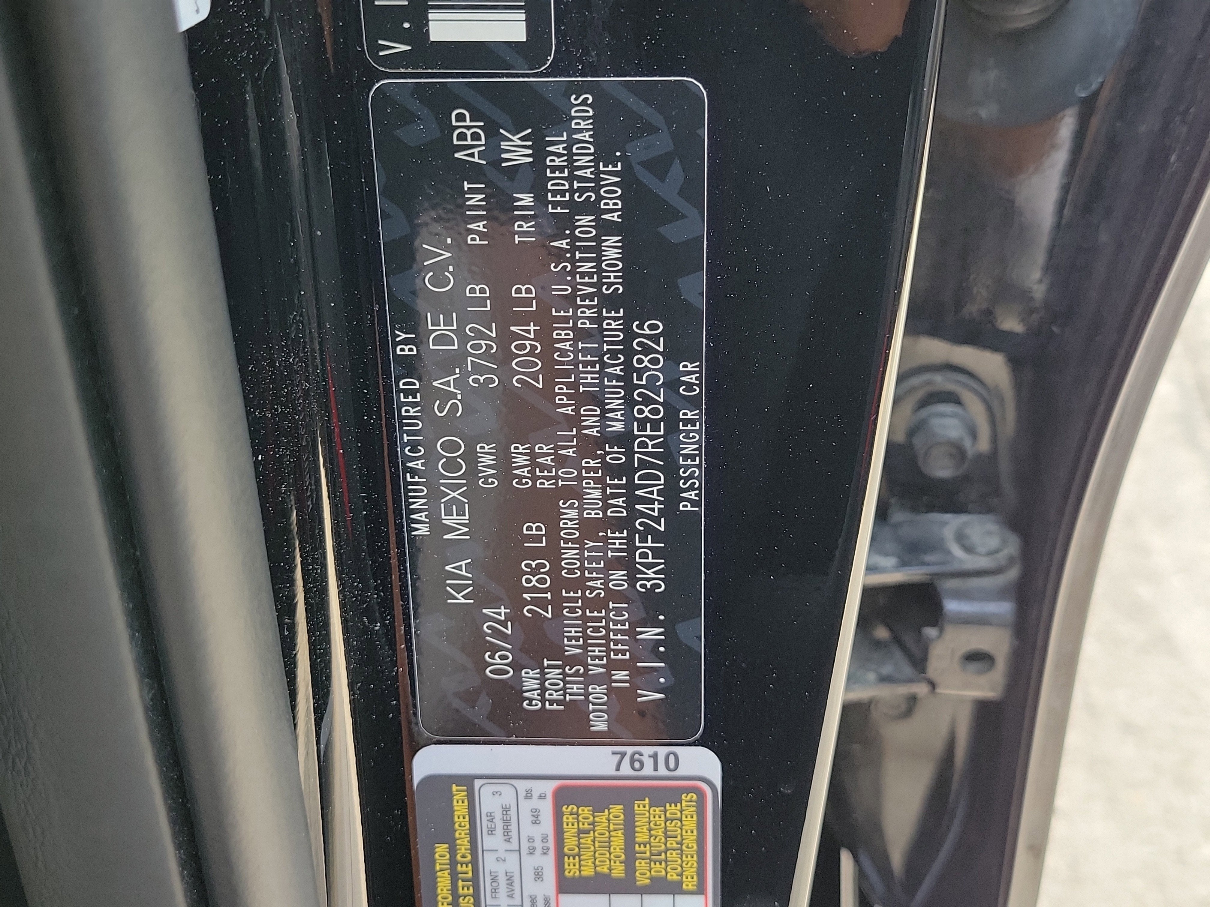 2024 Kia Forte LXS