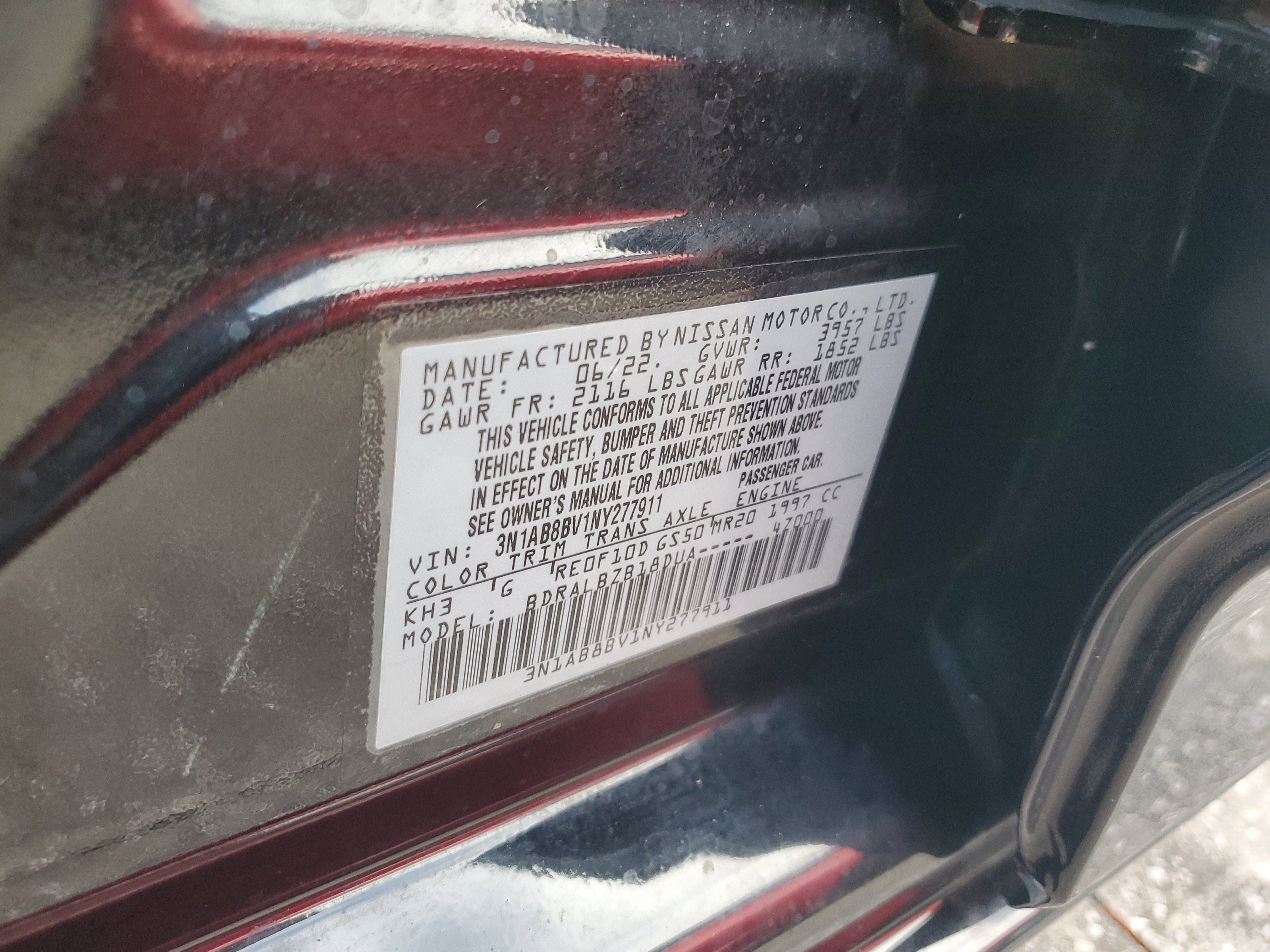 2022 Nissan Sentra S