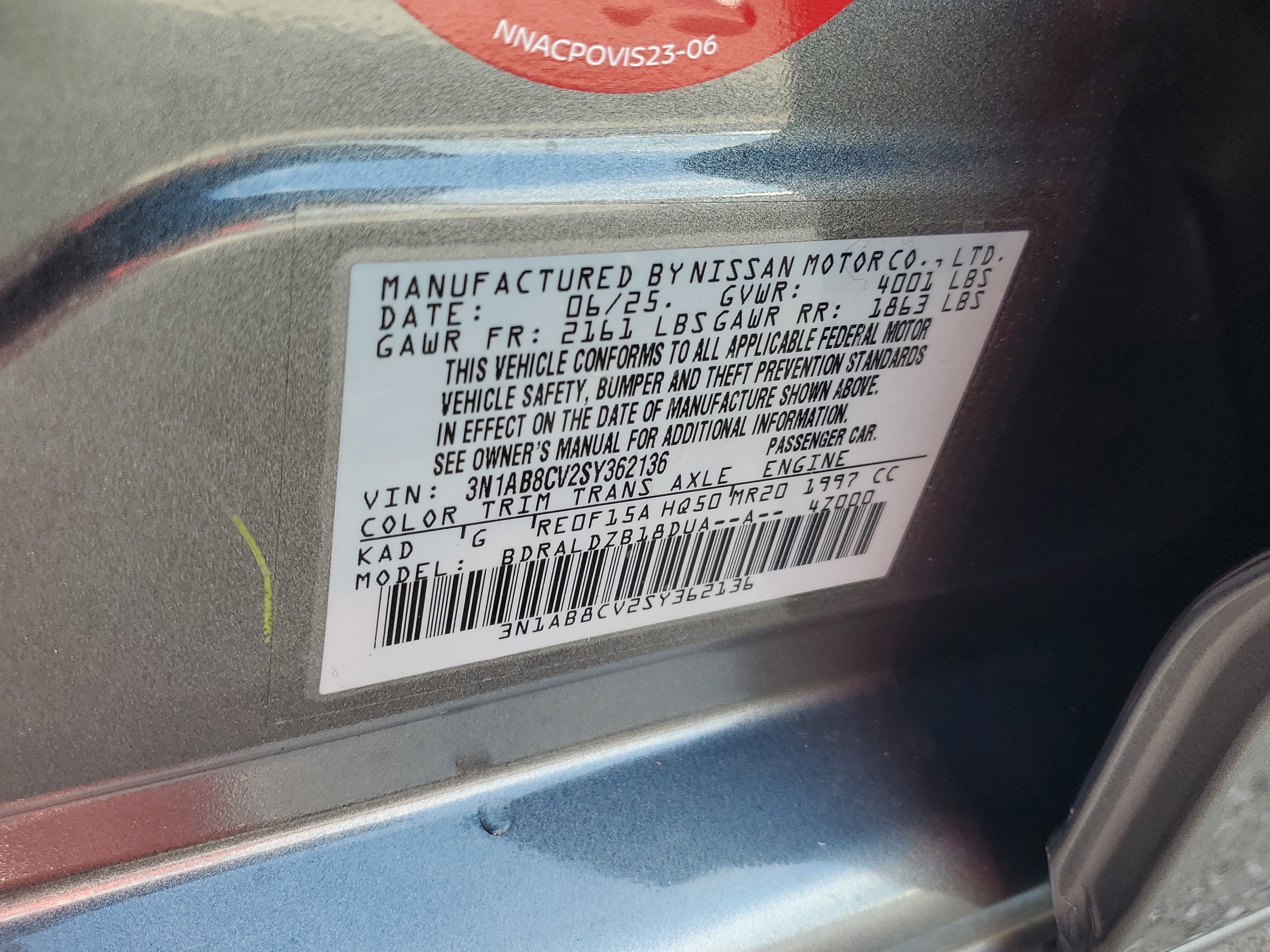 2025 Nissan Sentra SV