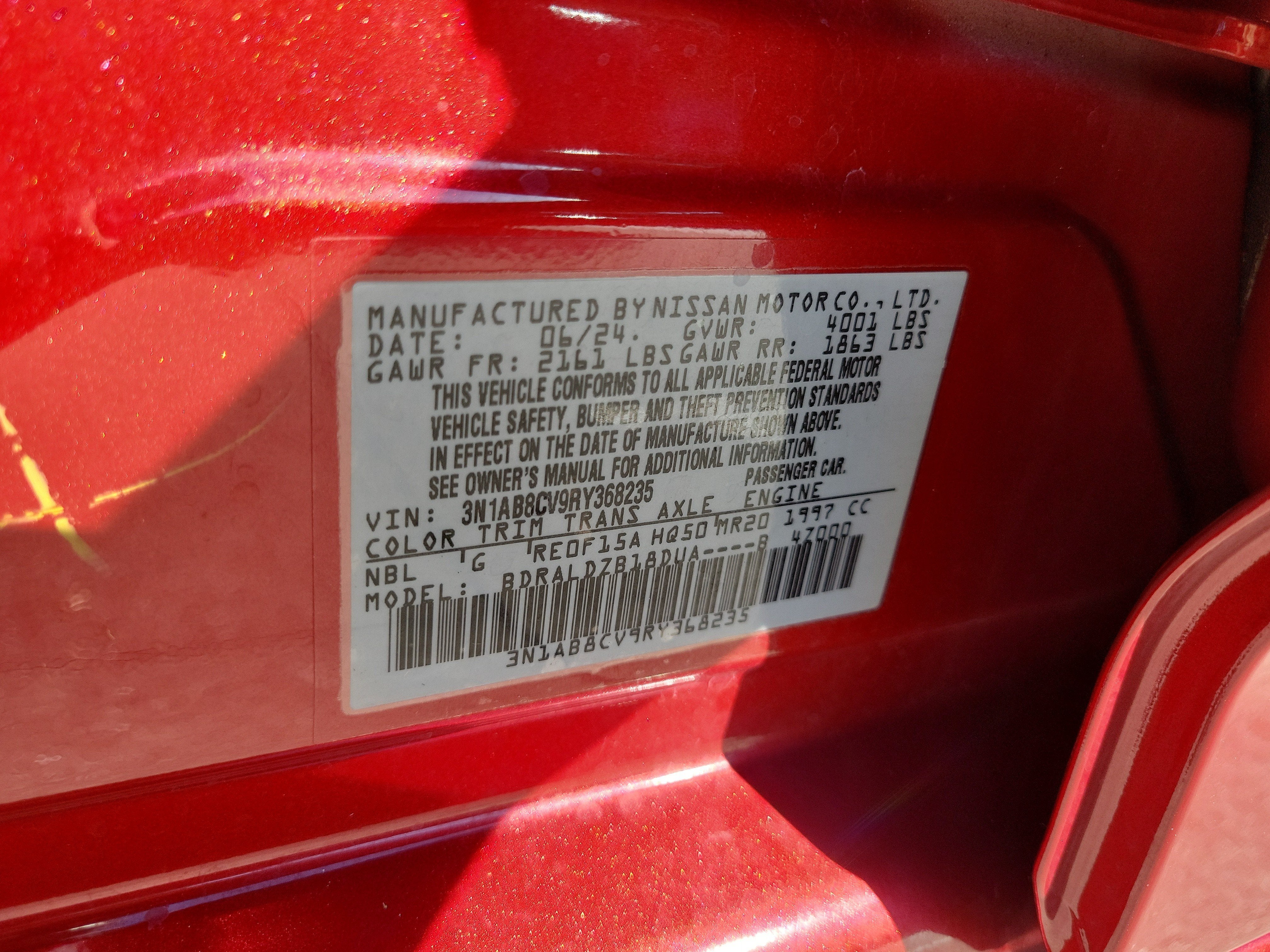 2024 Nissan Sentra SV