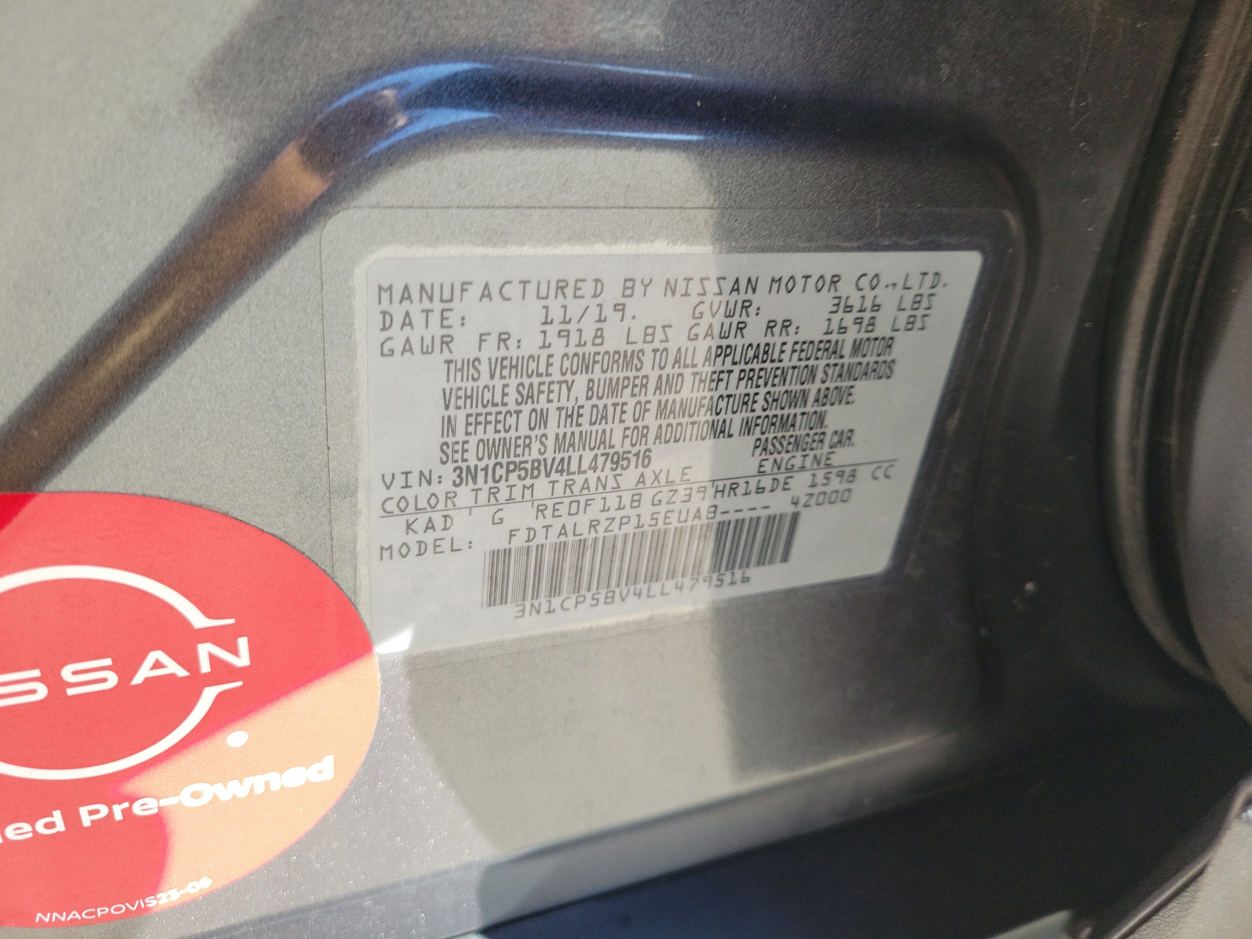 2020 Nissan Kicks S