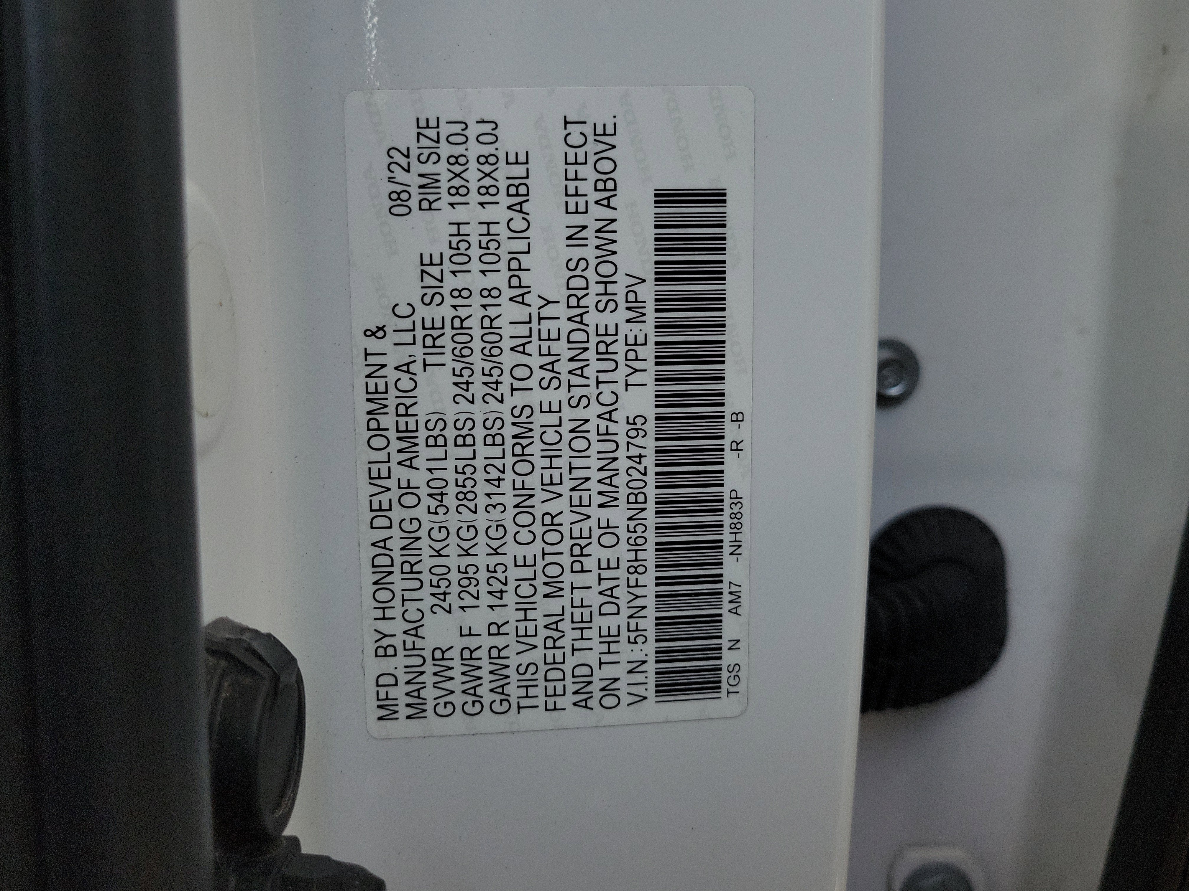 2022 Honda Passport TrailSport