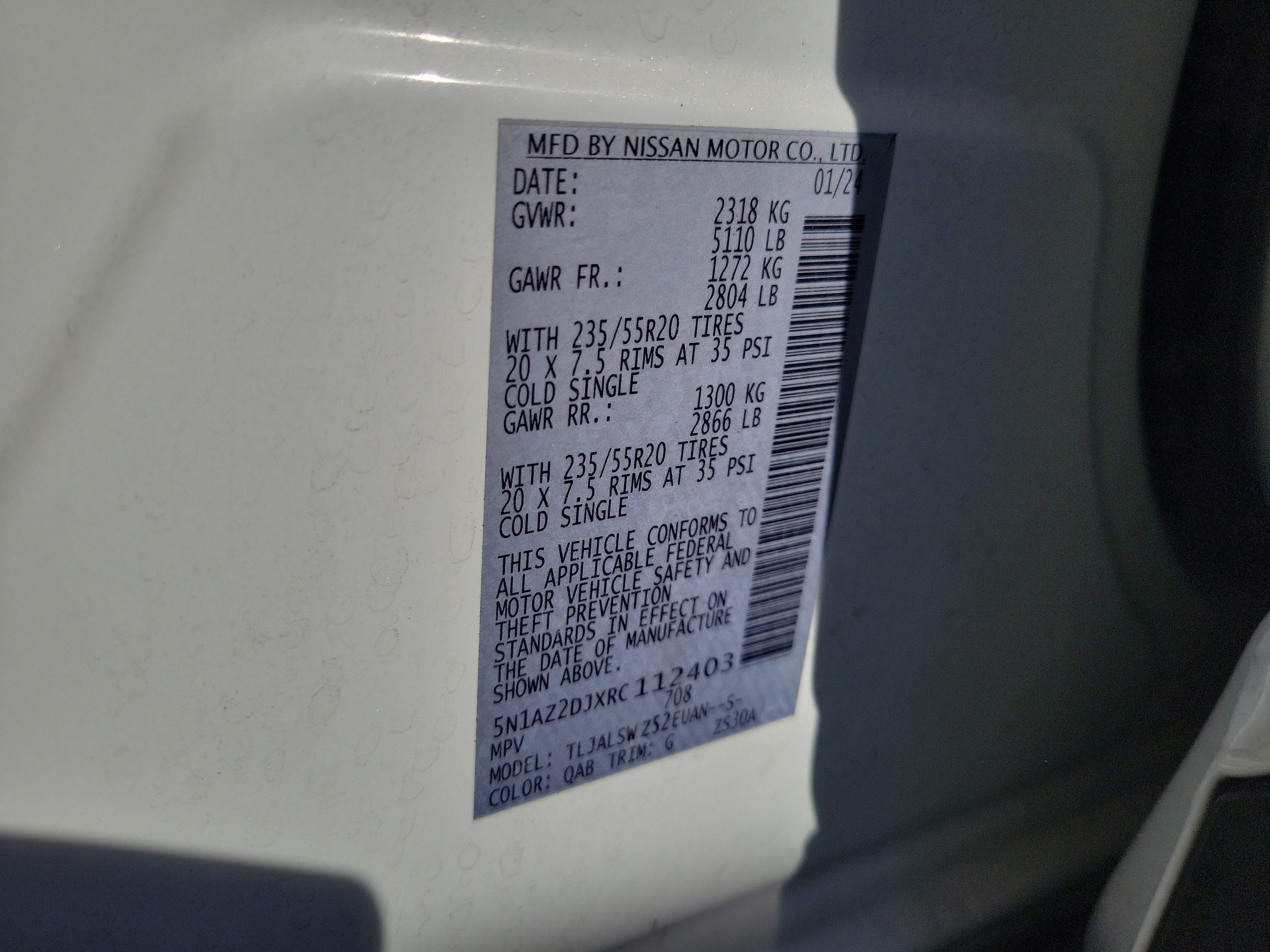 2024 Nissan Murano Platinum