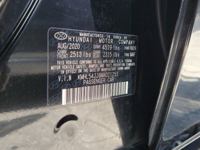 2021 Hyundai Sonata Hybrid Limited