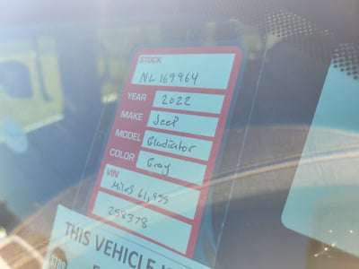 2022 Jeep Gladiator Overland