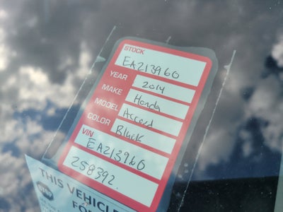 2014 Honda Accord Sedan EX