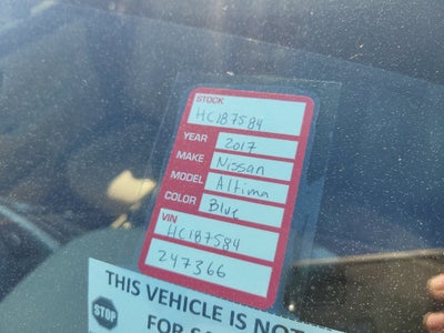 2017 Nissan Altima 2.5 SL