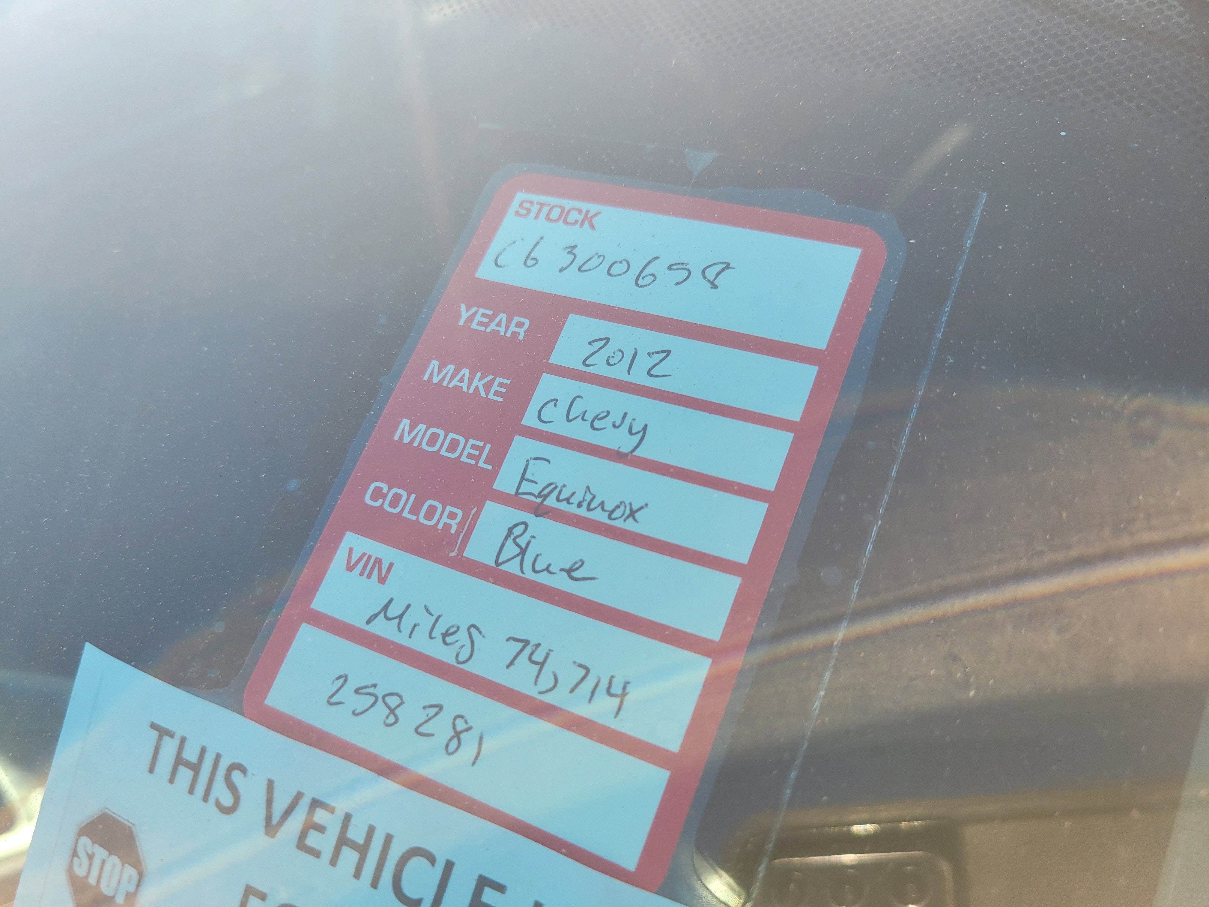 2012 Chevrolet Equinox LT with 1LT