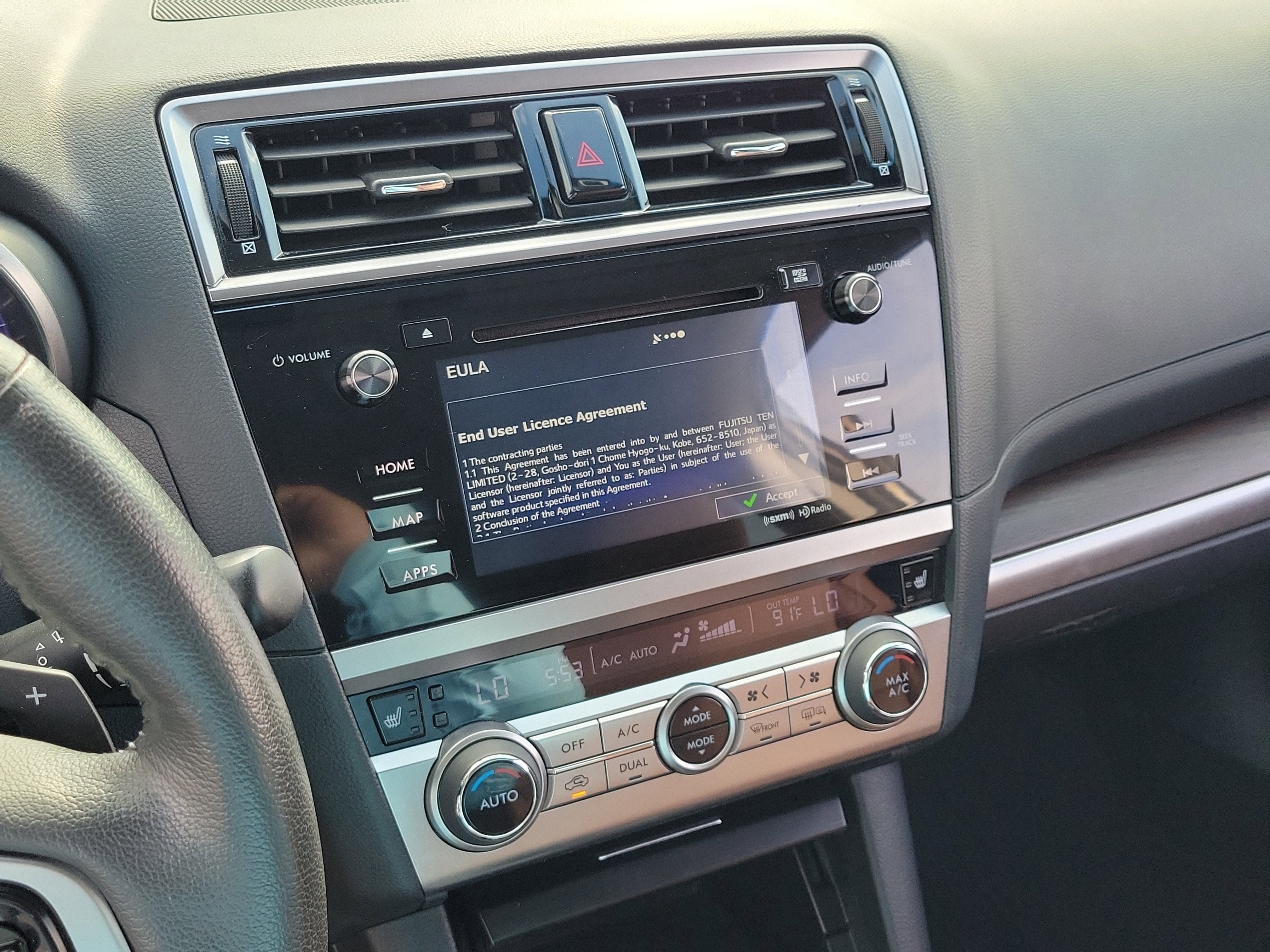 2017 Subaru Outback Touring