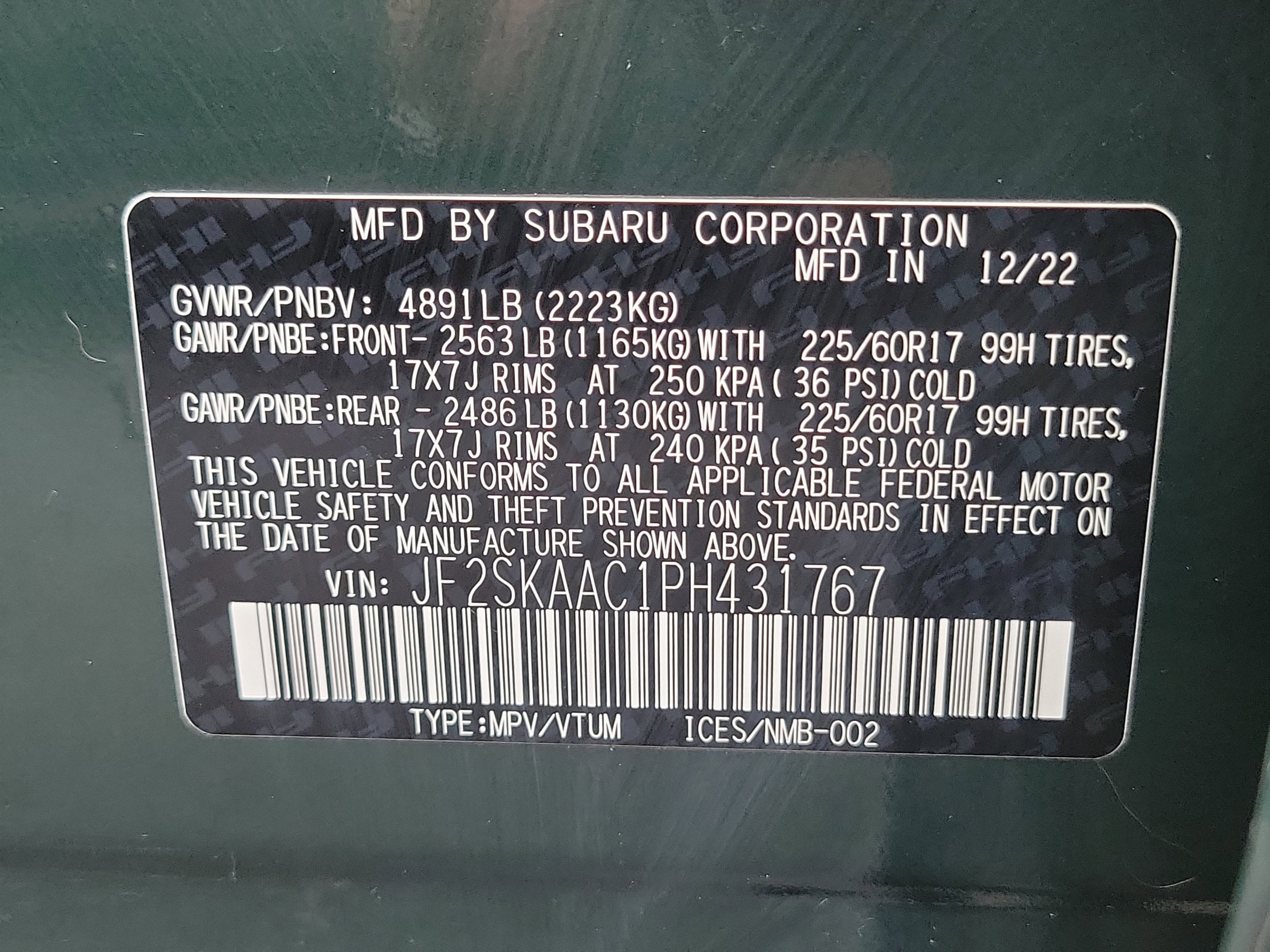 2023 Subaru Forester Sport Utility