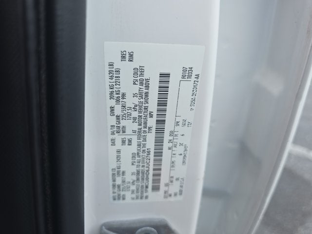 2018 Ford Escape SEL