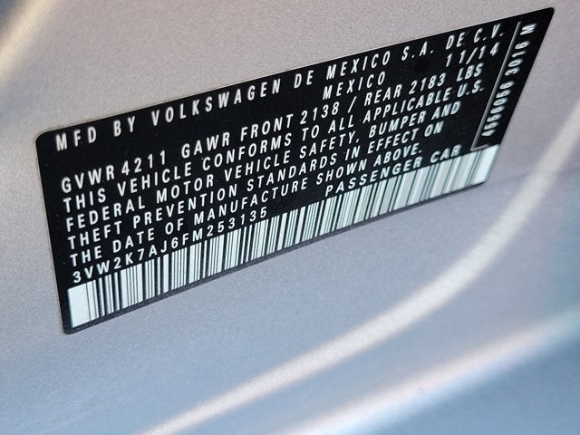 2015 Volkswagen Jetta Base