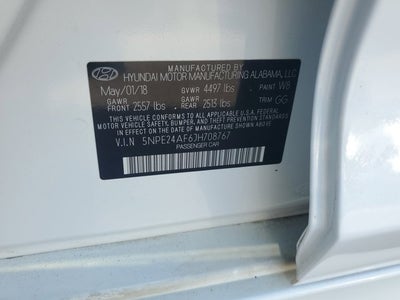 2018 Hyundai Sonata SE