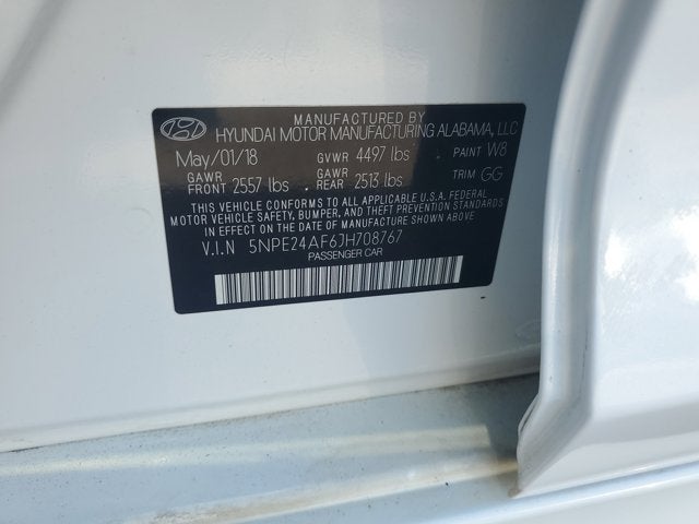 2018 Hyundai Sonata SE