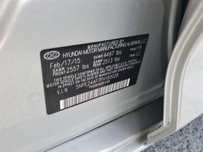 2015 Hyundai Sonata 2.4L SE