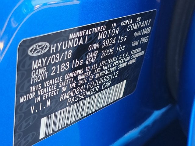 2018 Hyundai Elantra SEL