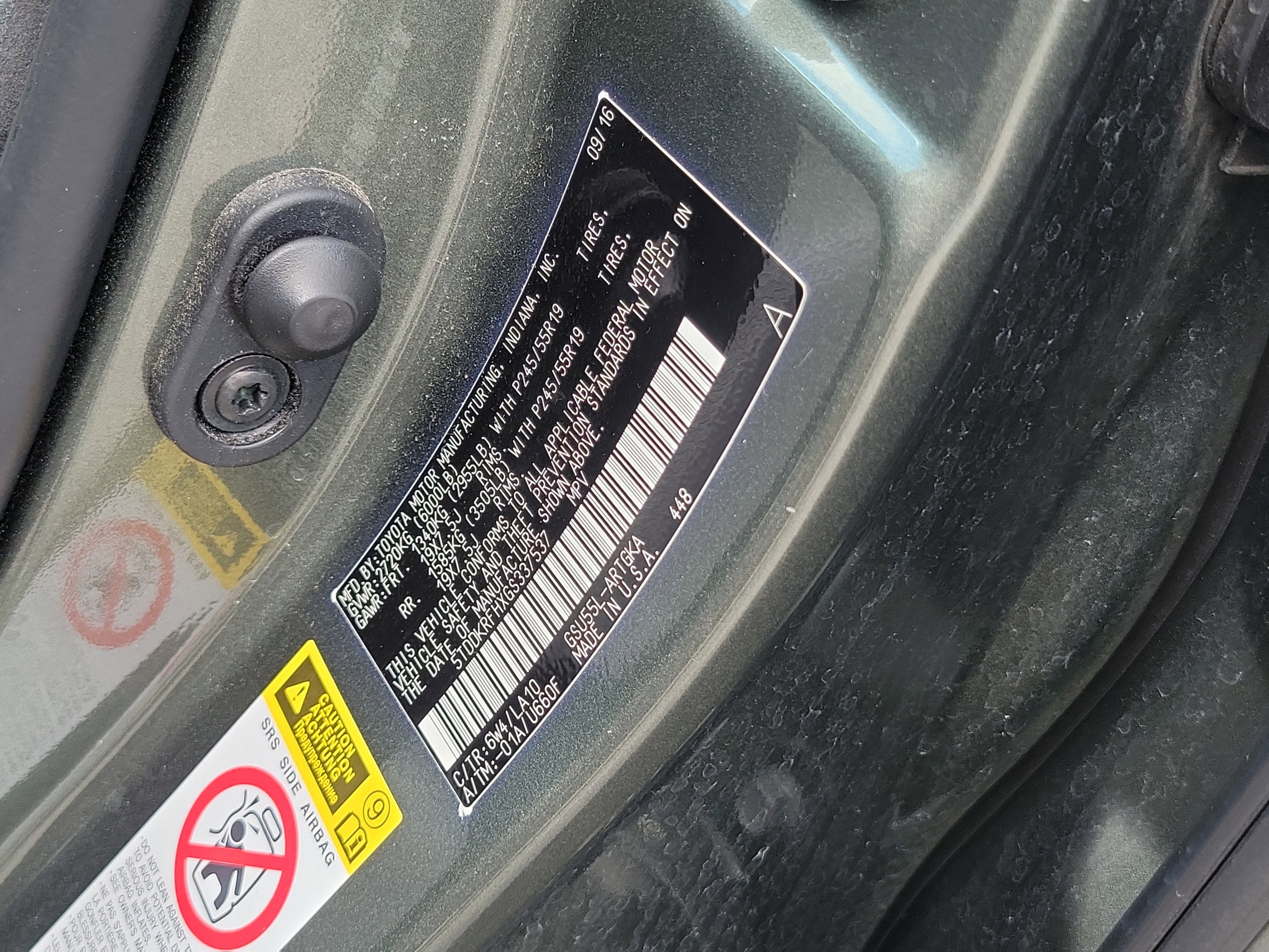 2016 Toyota Highlander Limited