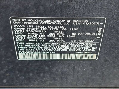 2023 Volkswagen Atlas 2.0T SE w/Technology