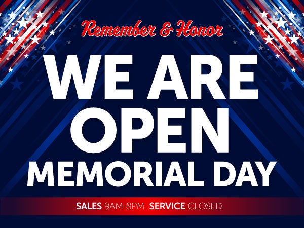 open memorial day