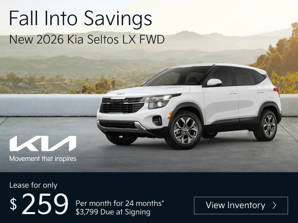 New 2027 Kia Seltos LX FWD	"Lease for only $259 for 24 month